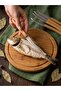Valls 6-Piece Fishbone and Steak Knife Set 21.5 cm - Stainless Steel Fish Knife with Bamboo Handle - 5