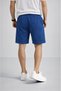 Men's Otoban Woven Shorts with Elastic Waist, Laces, Pockets, Comfortable Fit, Casual Summer Shorts - Indigo - 3