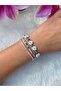 Colorful 3-Piece Bracelet Set Daisy Beads and Stone Waterway Combination Bracelet