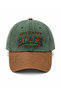 Vintage Look Denim Hat with Embroidery - Unisex Casual Baseball Cap