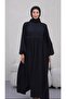Side Tie Muslin Hijab Dress