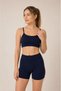 Cute Model Women Seamless Scrunch High Waist Sports Shorts Leggings - 4