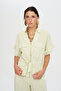 Women's Zippered and Waist-Tied Jacket - Shirt