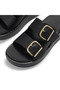 Women's Gen-FF Max Buckle Tumbled-Leather Two-Bar Slides - 3