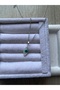 Protective Eye Detailed Pearlescent Natural Stone Steel Necklace Handmade - 2