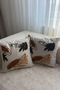 2-Piece Punch Embroidered Throw Pillow Cover Modern Bohemian Decorative Sofa Cushion Cover - 8