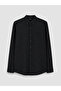 Özmarka New Season Black Regular Fit Men's Shirt