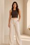 Women's 4-Piece Ribbed & Cotton Crew Neck Sleeveless Crop Tank Top - 4