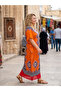 Plus Size Dress, Oversized Comfortable Cut Flowy Mother's Dress - 2