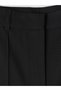 Ozmarka New Season Black High Waist Wide Leg Women's Trousers - 6