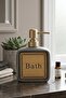 Porcelain Liquid Soap Dispenser 350ml Bath Gray 48392