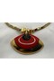 Special Design Women's Necklace with Red Eye Figure – Modern and Stylish Accessory - 3