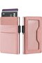 Holder with EDC Pockets & ID Window RFID Blocking Pop Up Card Wallet Slim Metal W - 5