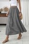 Women's Elastic Waist Parachute Fabric Skirt - 2
