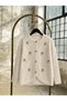 Women's Knitwear Beard Cardigan with Stone Buttons