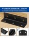 L-shaped angle connector - High-quality stainless steel fastener - 80 x 20 x 20 mm - 3