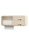 Waterproof beige PP material toilet paper storage box, multi-functional - 3