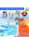 Portable Air Cooler - USB Powered Mini Air Conditioner, suitable for office, home and car, 3 fan speeds, 360° adjustment, 1/2/3 hour timer - White - 2