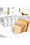 Acrylic file sorter, transparent file holder for clothes and bags, acrylic desktop storage rack - 3