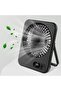 Rechargeable desktop fan - 5 speed settings, brushless motor - Silent mini fan with LED battery indicator - 1200mAh USB desktop fan - 16.3 x 13.2... - 2