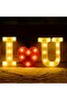 Valentine's Day Illuminated Letters, LED Alphabet and Number Lights, Birthday, Home and Dining Table Decorations, White, Batteries Not Included.