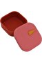 Two pink silicone lunch boxes, odor-proof, suitable for use in the refrigerator and other outdoor activities. - 3