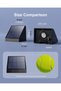 Four - pc decorative solar light set, for fences - waterproof solar LED outdoor lighting, warm white light - for walls, patios, gardens, fences,... - 2