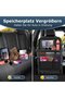 Car Organizer - Large Backseat Spine Protector - Multifunctional Waterproof Zipper Organizer with Foldable Table, Tablet Holder & Multiple Compartments - Black - 1 Piece - 4