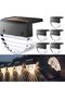 Solar-powered deck lights, outdoor lighting, backyard deck decoration, outdoor step lights, garden pillars, fences - 6-pack