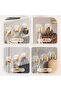 Self-adhesive clothes hooks and towel racks - 4-pack, multi-functional, suitable for bathrooms, kitchens, etc. - 5