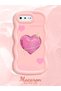 Case Compatible with iPhone 7 Plus/8 Plus Sweet Pink Hearts Motifs Three-Color Options