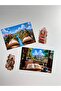Book Themed Gift Set - Motto/ Bookmark/ Sticker/Postcard - 4