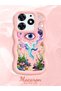 Tecno Spark 10 Pro Compatible Colorful Psychedelic Eye Mushroom Drawing Flat Print Case