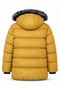 Boys' Fur Hooded Fiber-Filled Pocketed Winter Puffer Coat & Jacket & Parka - 5