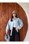 Women's Seasonal Woven Fabric Belt Detailed Bomber Jacket