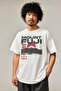 Unisex Oversize Mount Fuji Printed Premium T-Shirt - 5