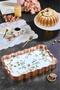 Digital Printed Glass Serving Tray – Copper Color with Floral Motif, 40X28 cm - 4