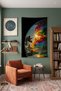 Psychedelic Planet and Nature Scenery Wall Covering – Modern Decorative Quality Fabric Tapestry Wall Tapestry