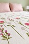 غطاء سرير مزدوج مطبوع من فلور مقاس 210x230 سم - 3