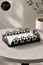 Decorative Napkin Holder - Floral Patterned Desktop Napkin Holder - Kitchen, Dining Table, and Cafe Napkin Holder - 3