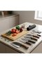 8-Piece Kitchen Knife Set with Storage Bag & Protective Gloves, Chef Knife Set for Home Cooks, Chefs and Housewives, Cooking Cutlery Set for Home Kitchen, Apartment and Restaurant
