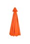 3-meter waterproof and UV-resistant sunshade cover, durable polyester fabric, suitable for 8 ribs, orange (canopy only).
