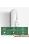 Wall-Mounted Manual Liquid Soap & Shampoo Dispenser (white, 350ml). - 3