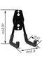 Suitable for Hanging Hooks Towel Hooks Robust Garage Garden Tool Metal Mural 2 Pcs Small U - 5