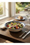 Earthenware Classic Blue Windmill & Floral Pattern Salad Bowl, 9.3 Inch, White - 2