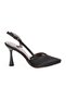Women's Classic Heeled Shoes Satin Goblet Heeled Pointed Toe Slingback L067.122 - 2