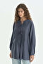 Ribbed Lyocell Tunic - Indigo - 2