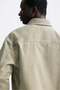 Washed-look twill overshirt - 3