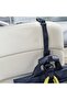 4 headrest hooks, adjustable rear seat hanger, plastic shopping bags and bottles, car accessories - 4
