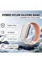 Hybrid Nylon Silicone Sport Replacement Strap Compatible with WHOOP 5.0, One, Peak, and Life Fitness Tracker, Breathable & Durable with Secure Slider Connector Band - 2